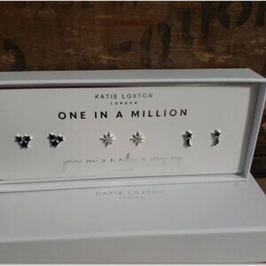 Katie Loxton London ONE IN A MILLION Fashion Earrings Boxed Set Trio Earrings